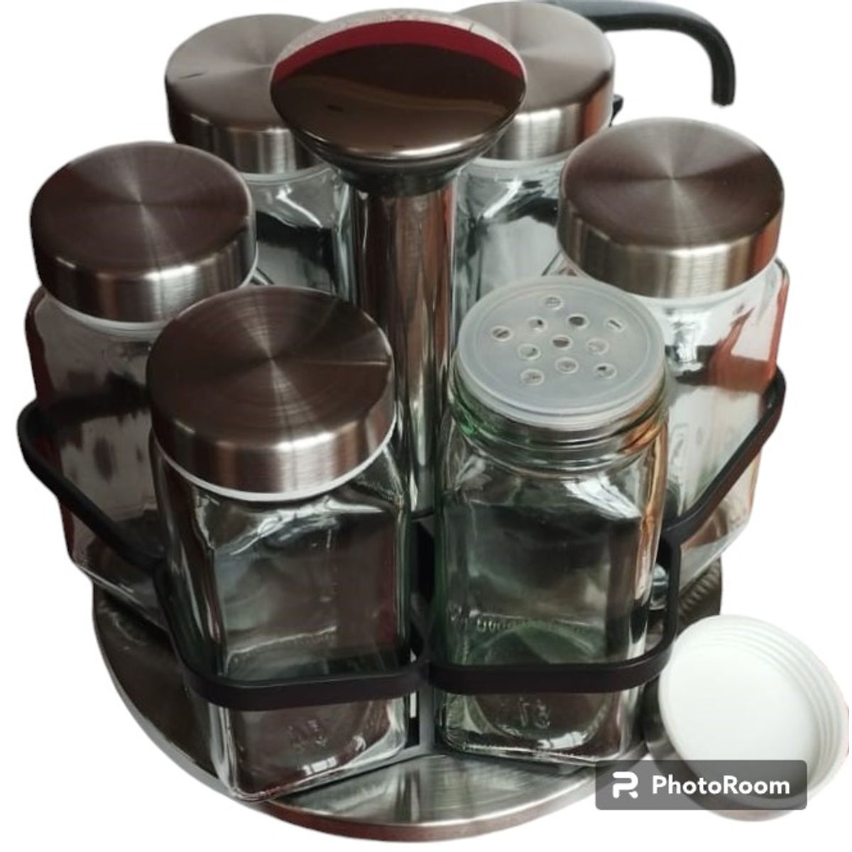 GENERICO - Organizador de especies 6 Piezas Giratorio