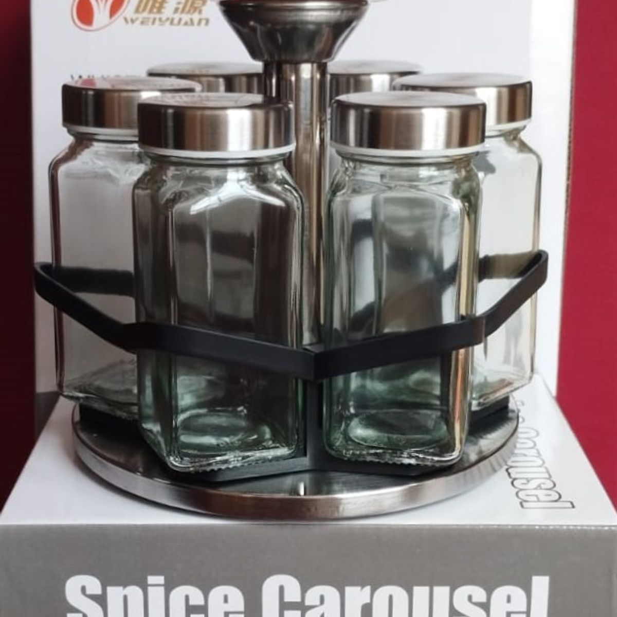 GENERICO - Organizador de especies 6 Piezas Giratorio