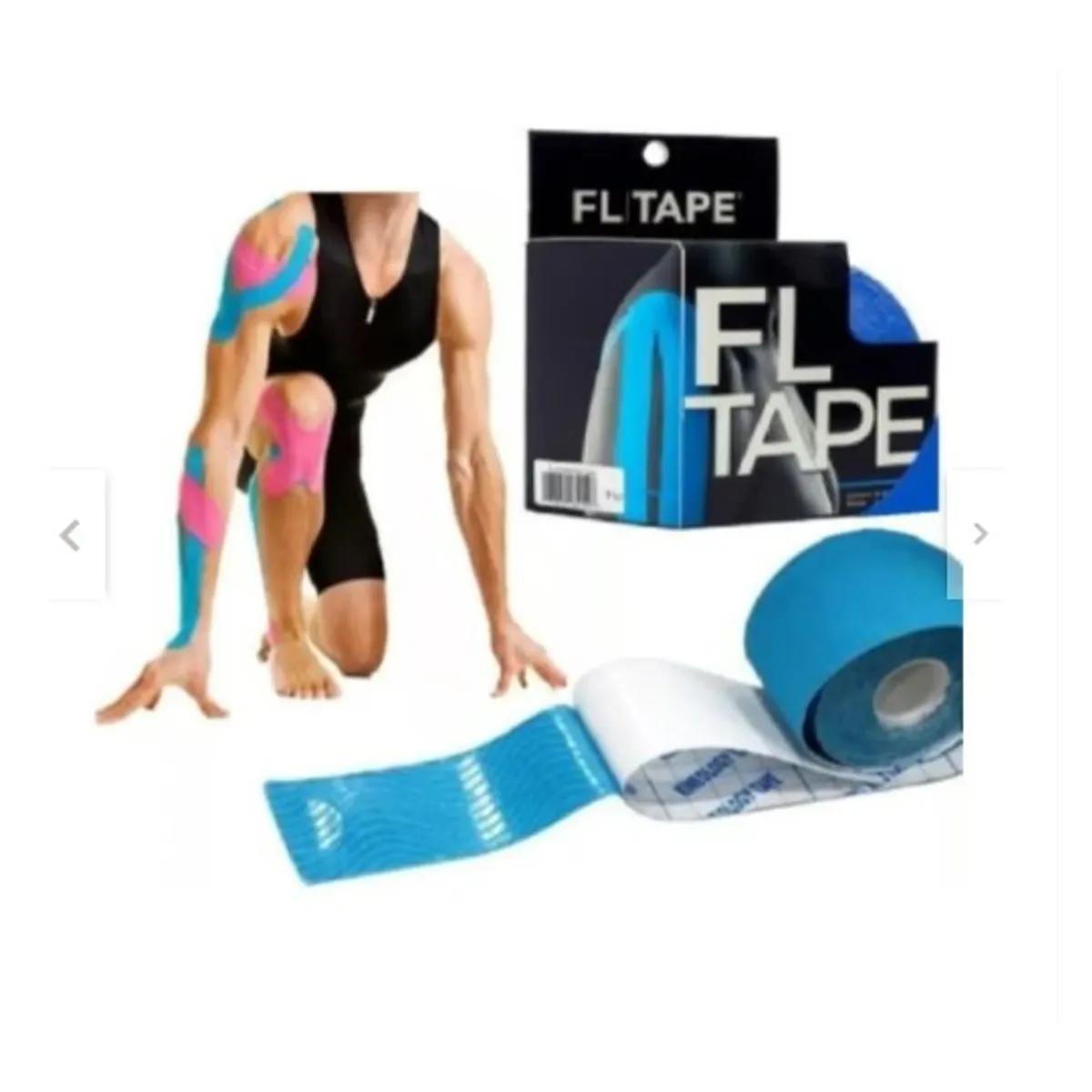 GENERICO - Vendaje FL Tape Cinta Kinesiológica 5m Neuromuscular