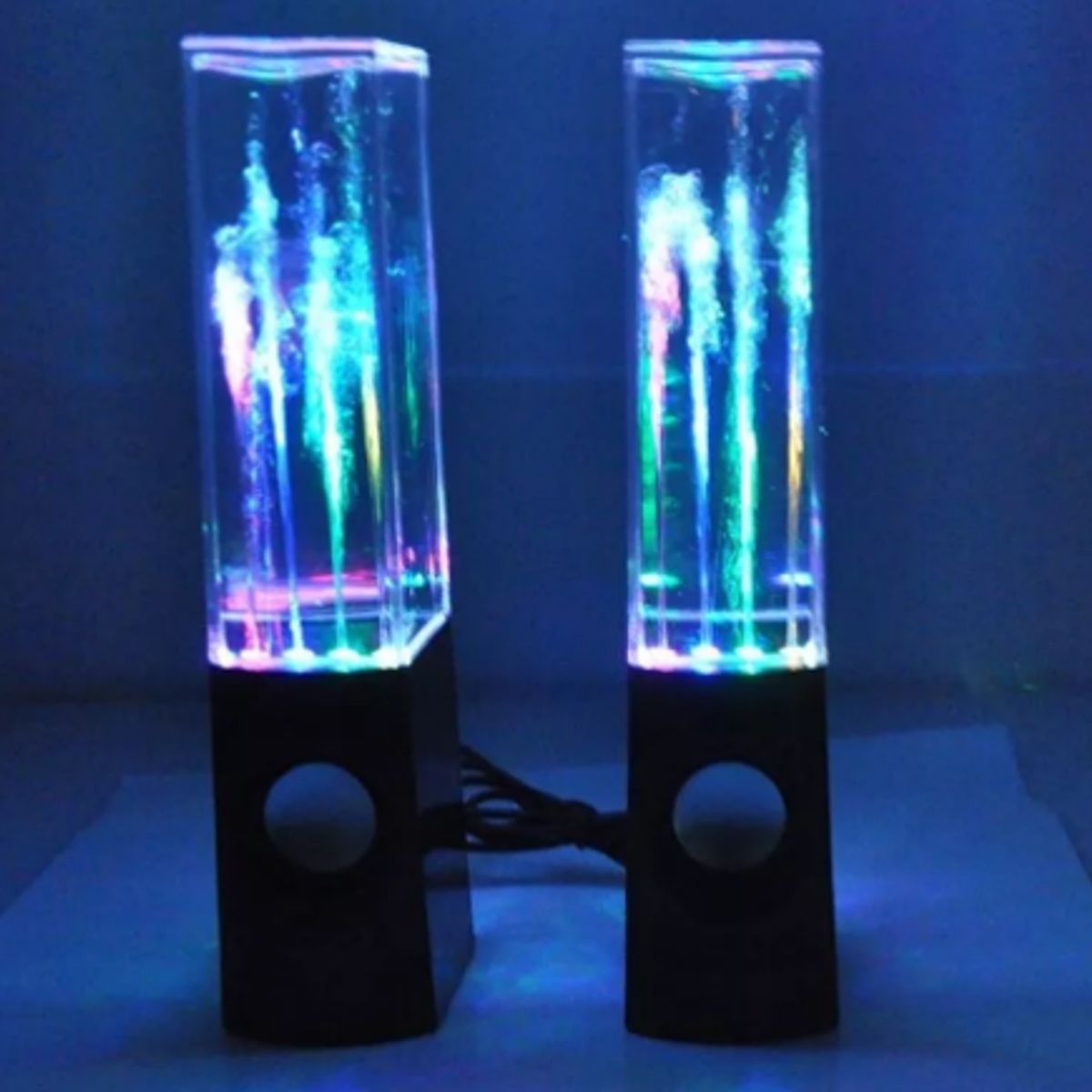 GENERICO - PARLANTE BLUETOOTH CON AGUA RÍTMICA Y LUCES