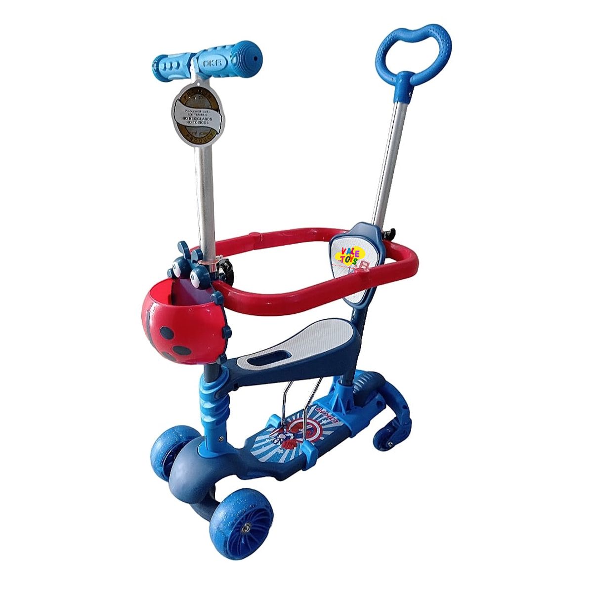 OKA - Scooter Multifuncional 5 en 1 Para Niños