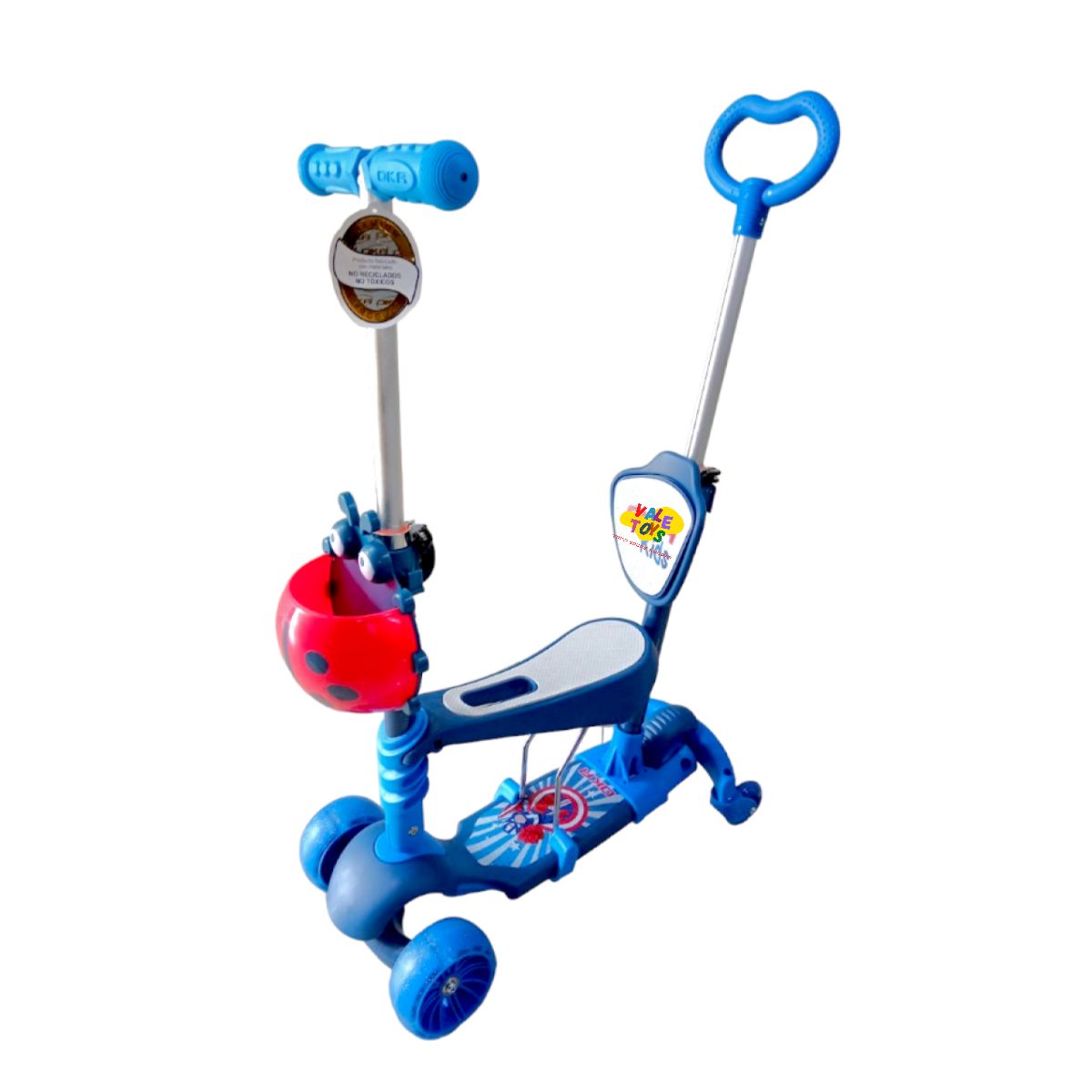 OKA - Scooter Multifuncional 5 en 1 Para Niños