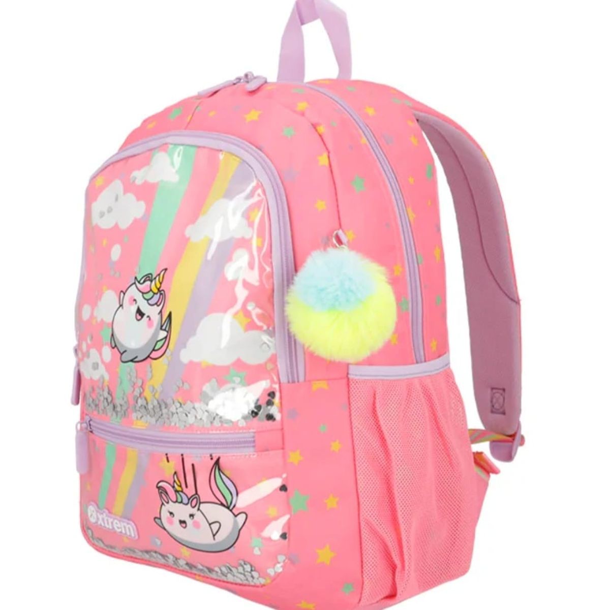 XTREM - MOCHILA XTREM MODELO LOGAN PINK UNICORN