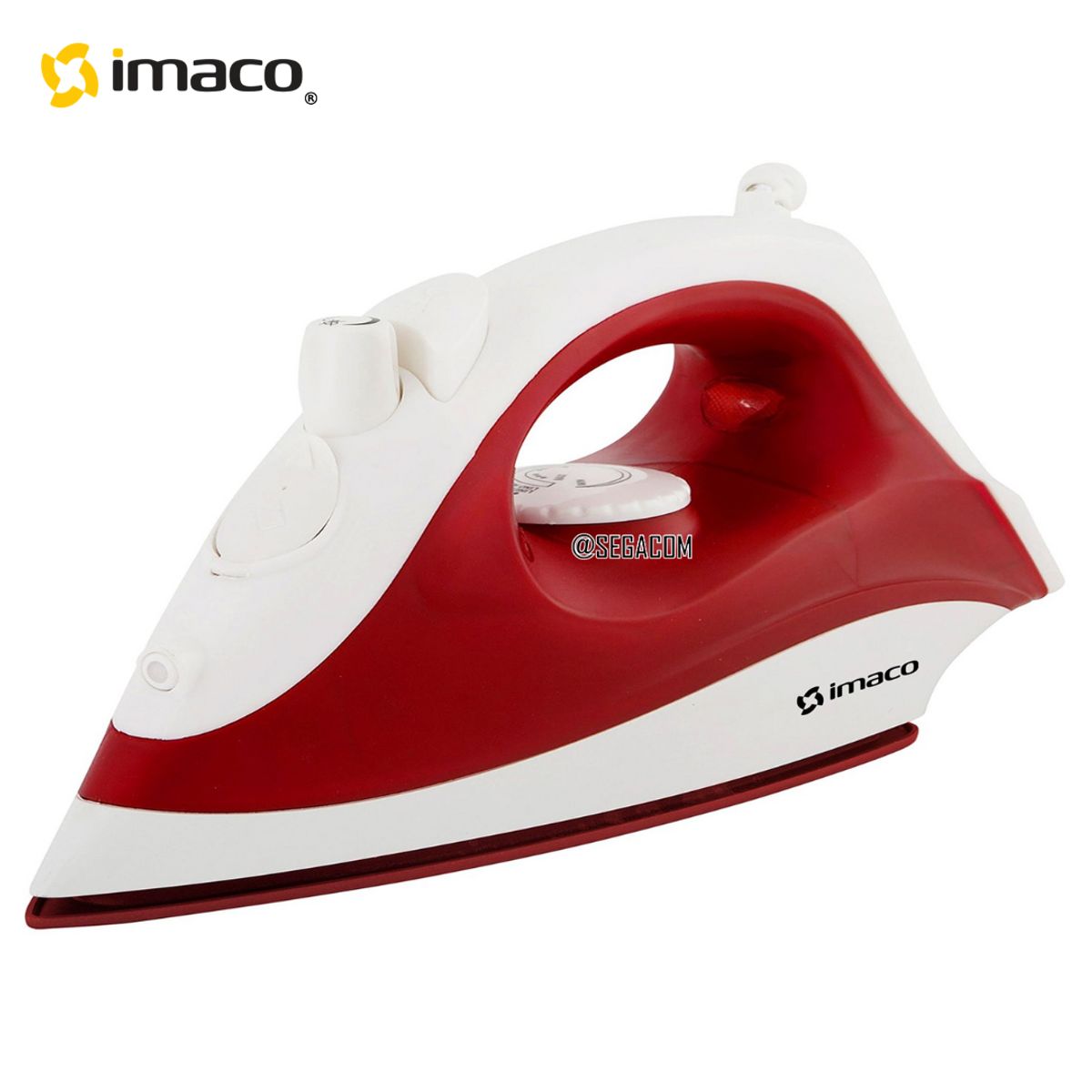 IMACO - Plancha a Vapor Base Cerámica -LIZA- Red