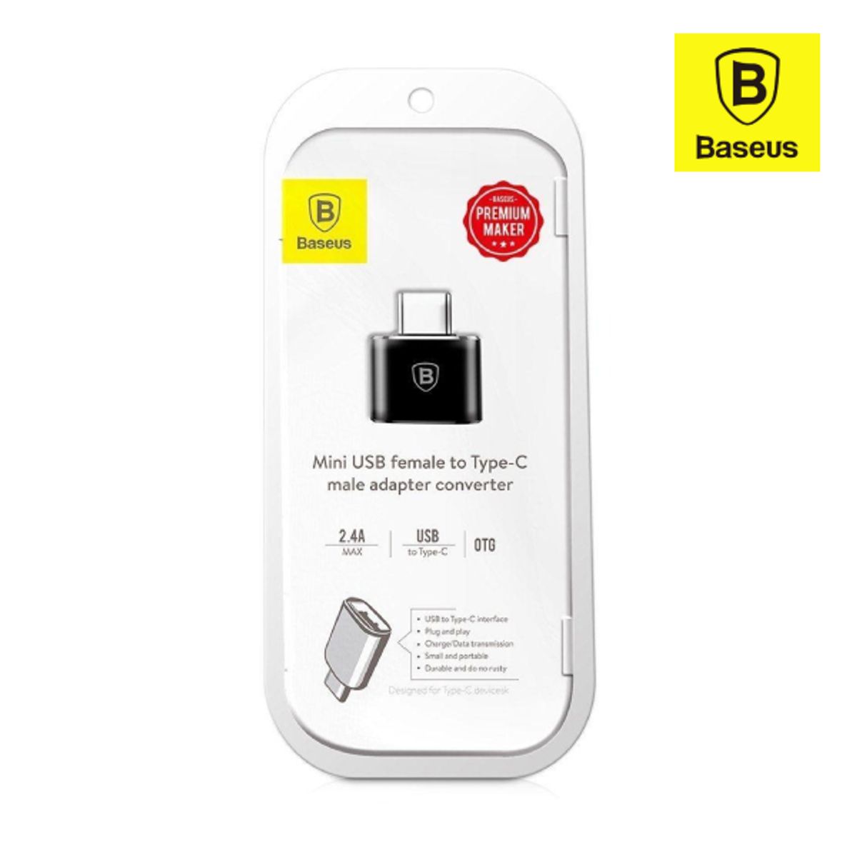 BASEUS - BASEUS  Adaptador USB a Tipo C
