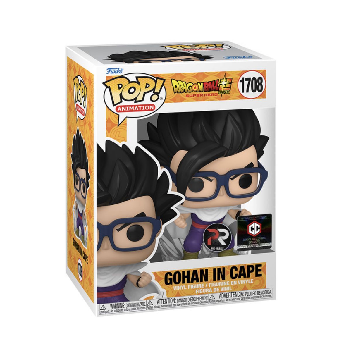 FUNKO - Gohan con Capa Funko Pop 1708 Dragon Ball Super Chalice
