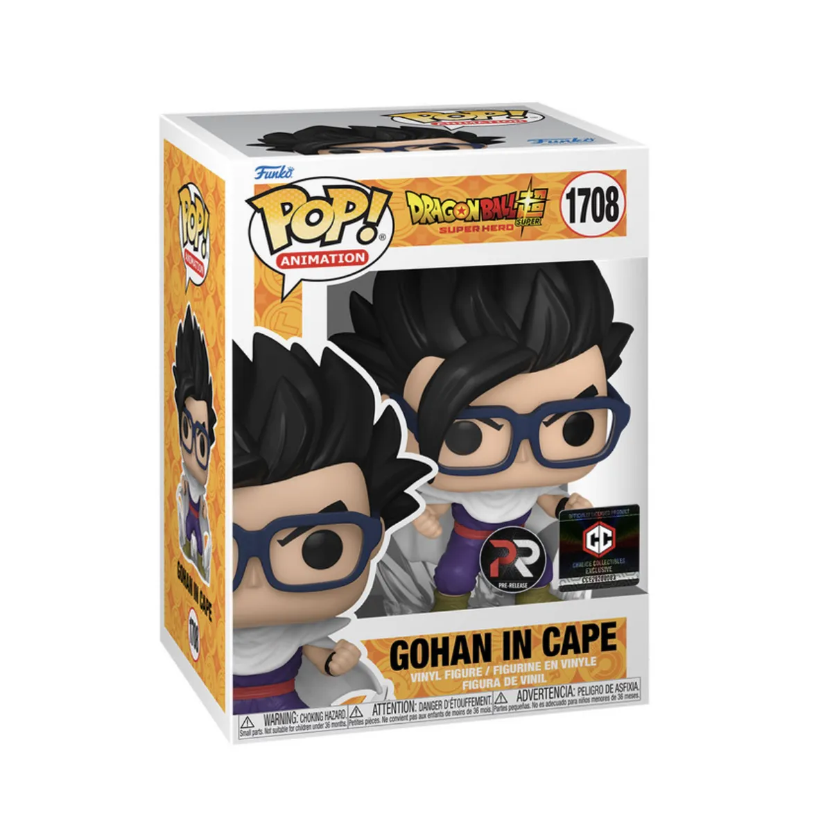 FUNKO - Gohan con Capa Funko Pop 1708 Dragon Ball Super Chalice