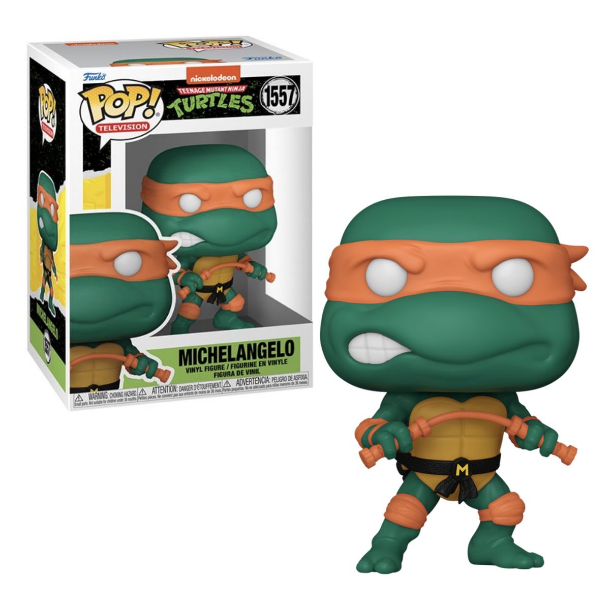 FUNKO - Michelangelo Nunchaku Funko Pop 1557 Tortugas Ninja TMNT