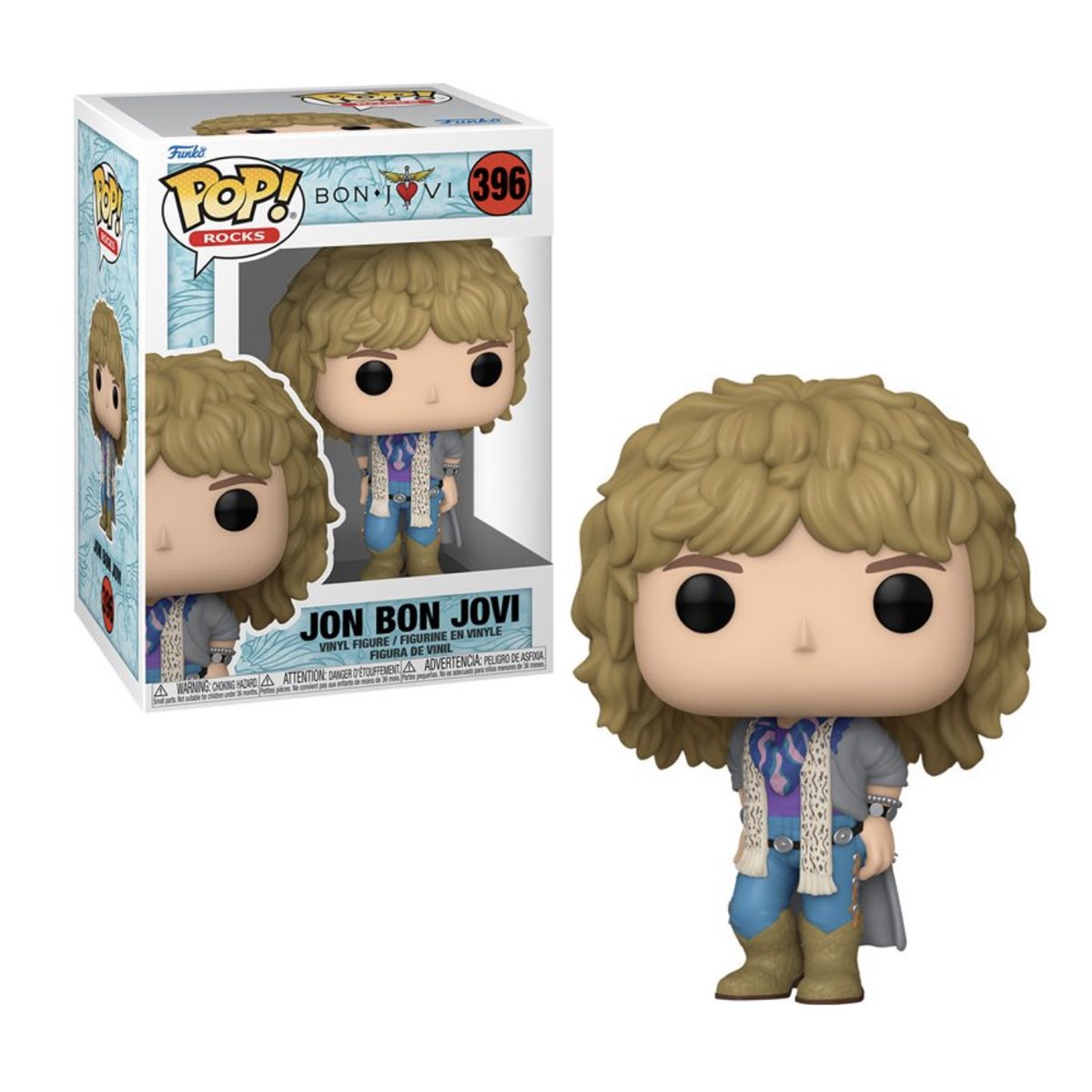 FUNKO - Jon Bon Jovi Funko Pop 396 Pop Rocks Original