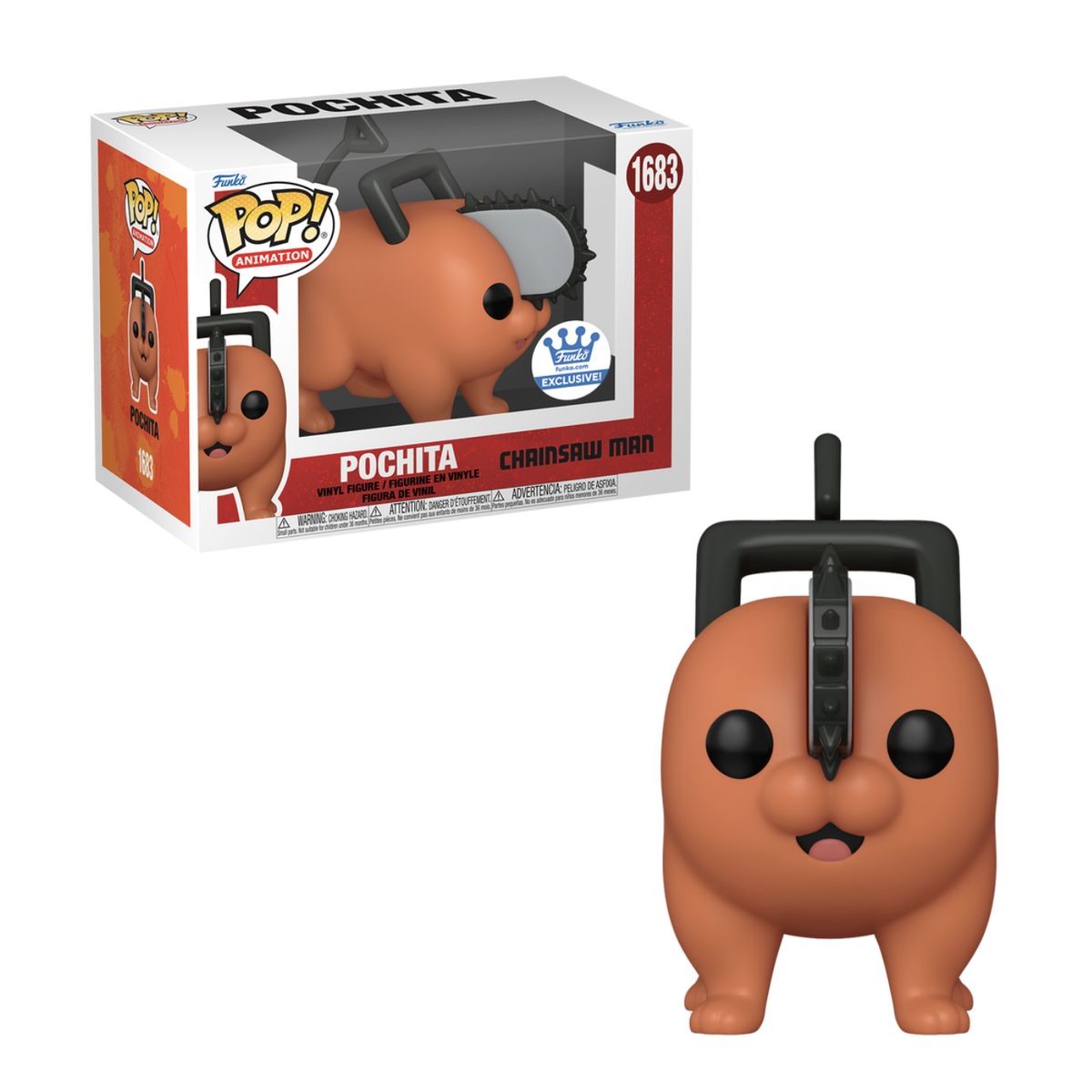 FUNKO - Pochita Funko Pop 1683 Chainsaw Man Exclusivo Funkoshop