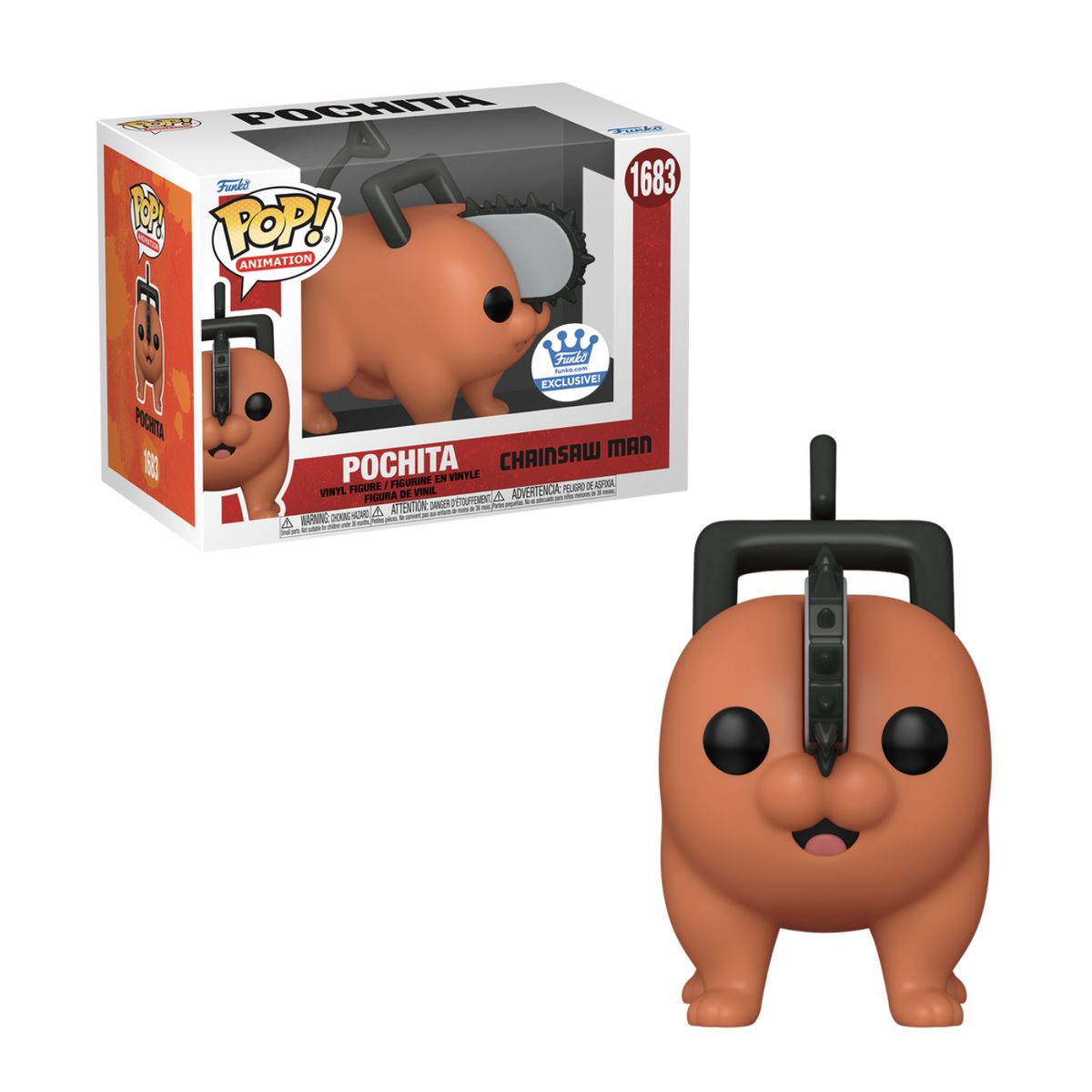 FUNKO - Pochita Funko Pop 1683 Chainsaw Man Exclusivo Funkoshop