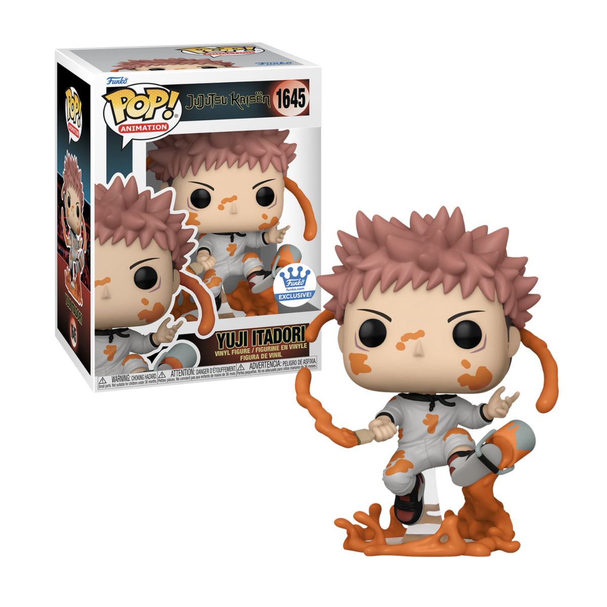 FUNKO - Yuji Itadori Pintura Funko Pop 1645 Jujutsu Kaisen Exclusivo