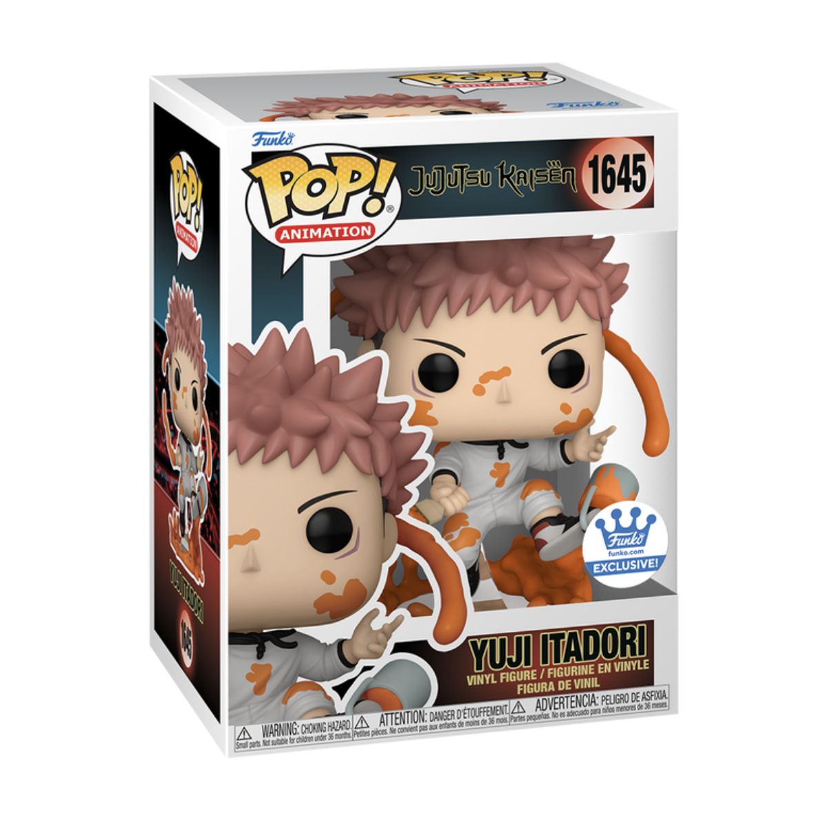 FUNKO - Yuji Itadori Pintura Funko Pop 1645 Jujutsu Kaisen Exclusivo