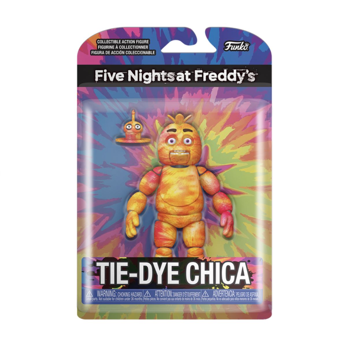 FUNKO - Tie Dye Chica Figura Five Nights at Freddy Articulable FNAF