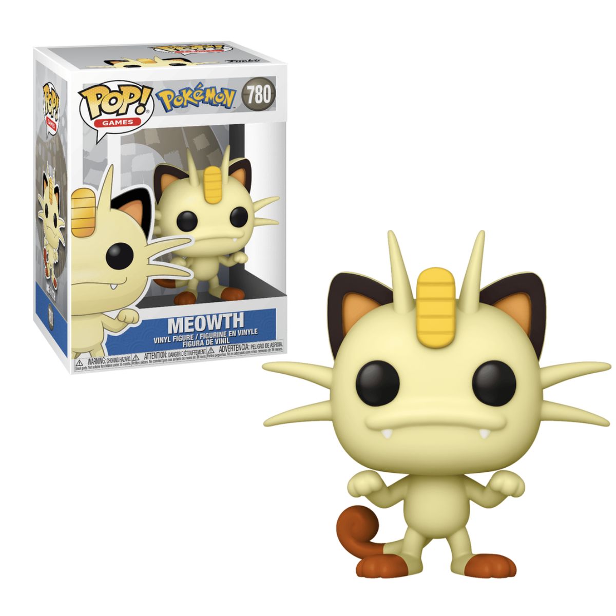 FUNKO - Meowth Funko Pop 780 Miau Original Nuevo