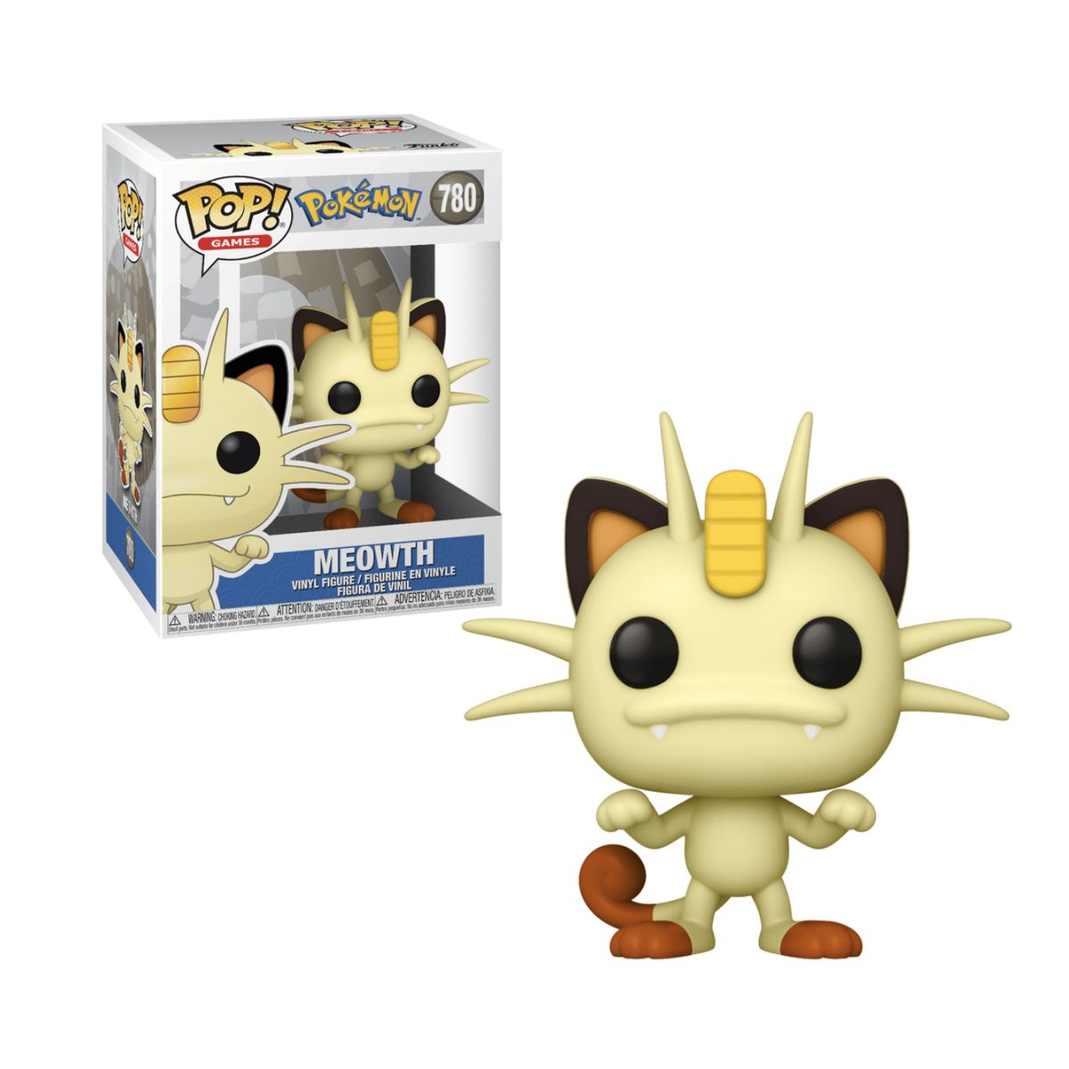 FUNKO - Meowth Funko Pop 780 Miau Original Nuevo