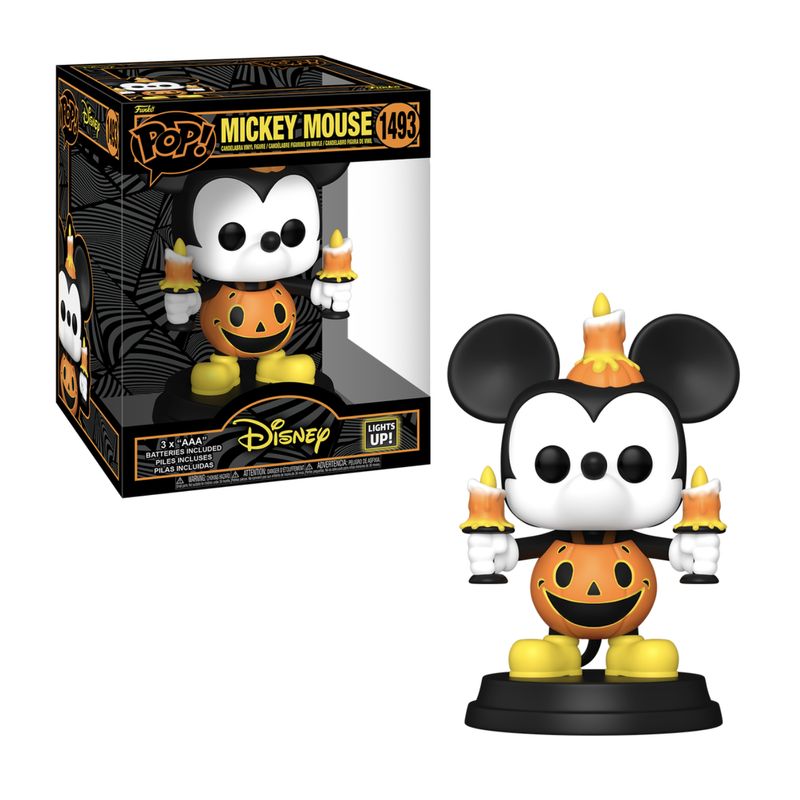 FUNKO - Mickey Mouse Halloween Funko Pop 1493 con Luces Original