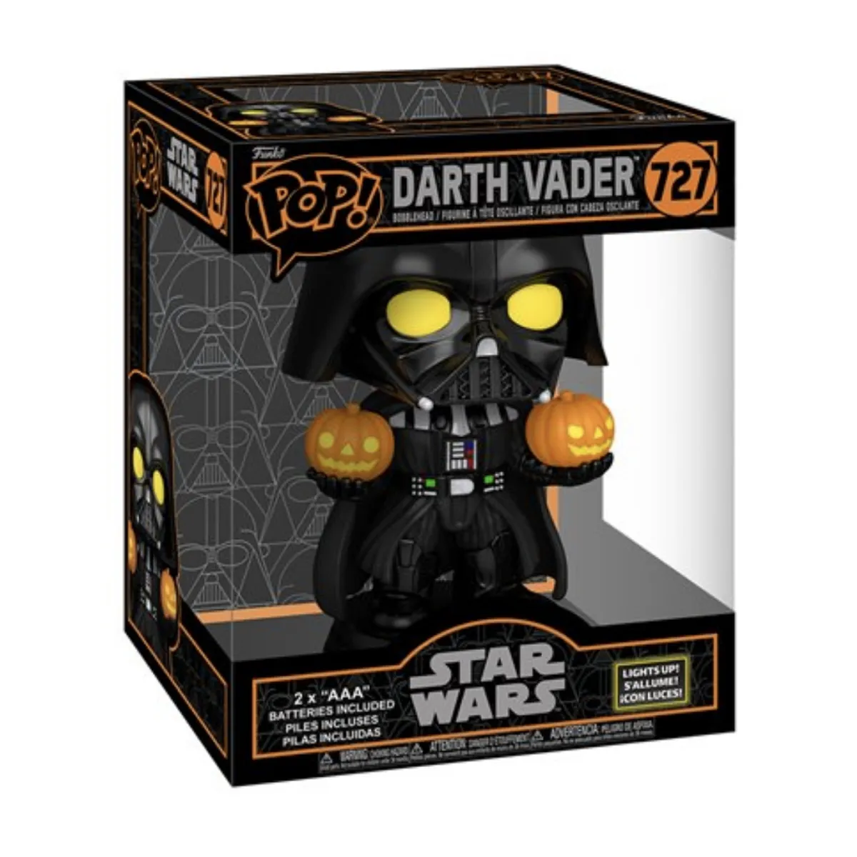 FUNKO - Darth Vader Halloween Funko Pop 727 con Luces  Star Wars