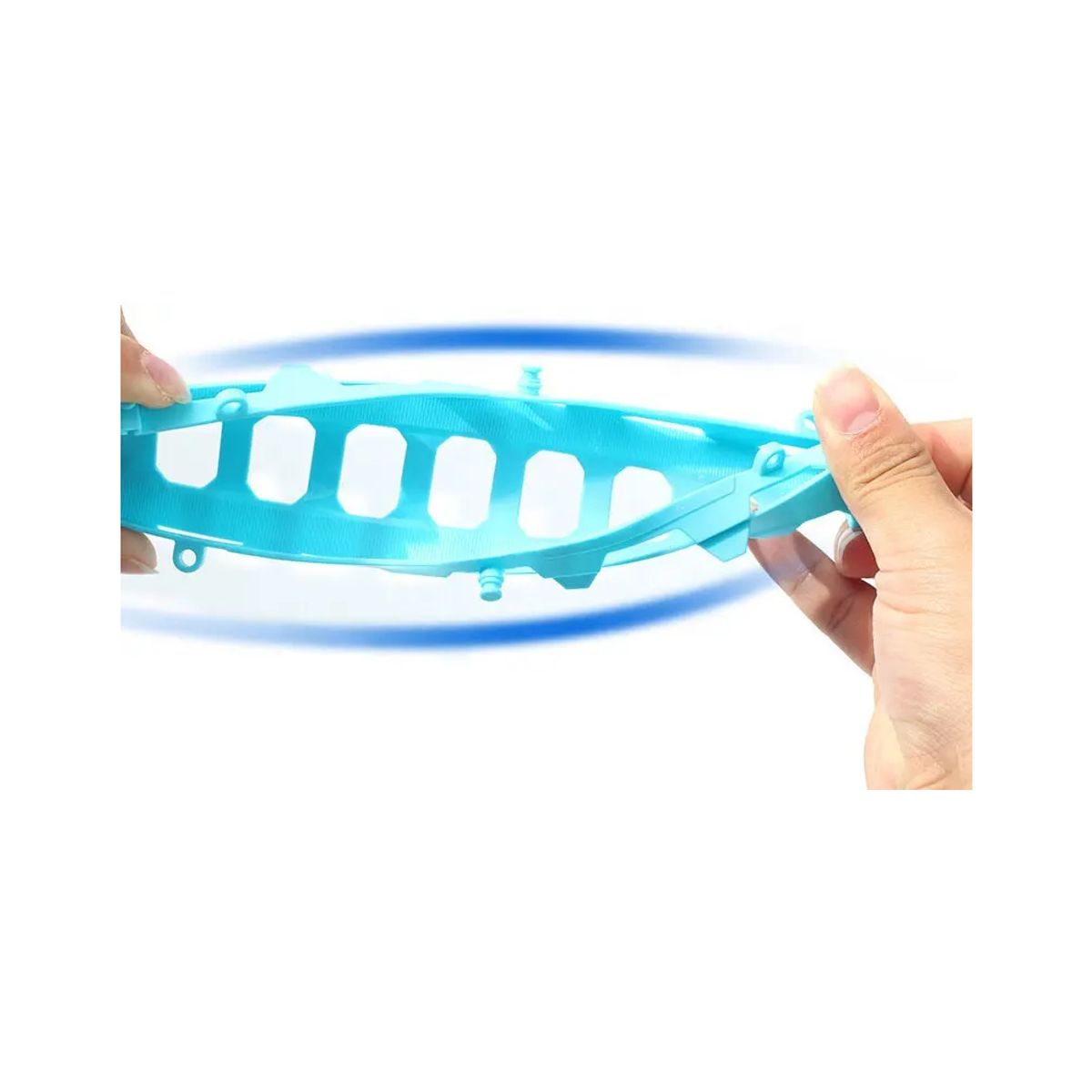 GENERICO - Pista Tengleader 84 piezas 3 niveles carrito recargable