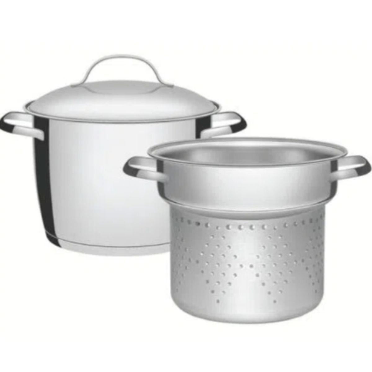 TRAMONTINA - Jgo Cozi-Pasta x2 pzas AInox - Tramontina