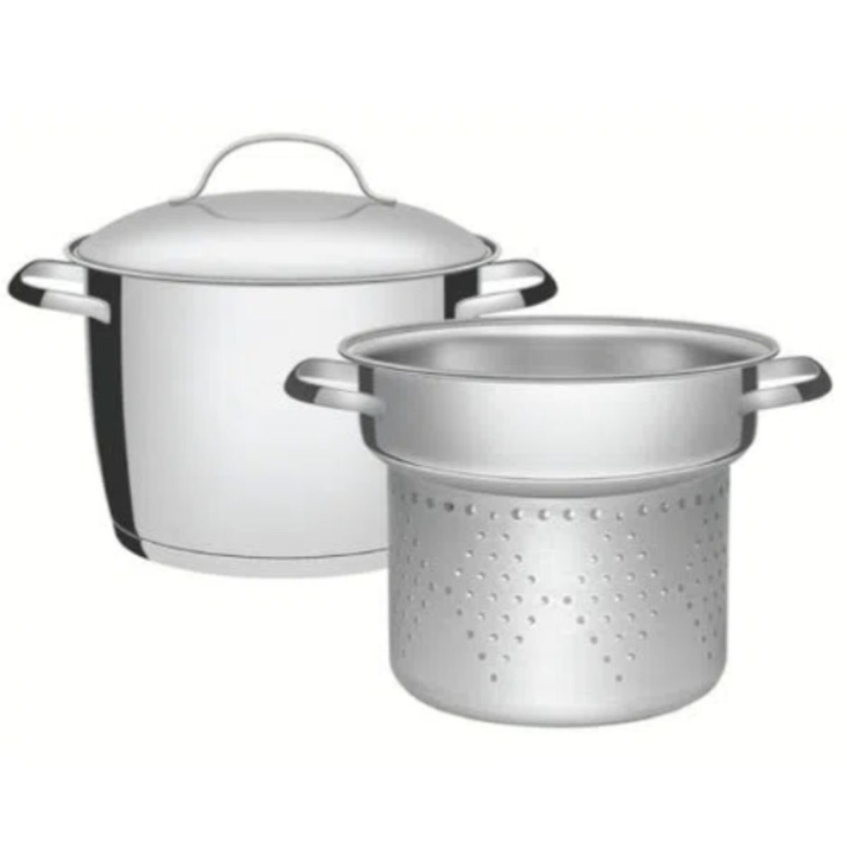 TRAMONTINA - Jgo Cozi-Pasta x2 pzas AInox - Tramontina