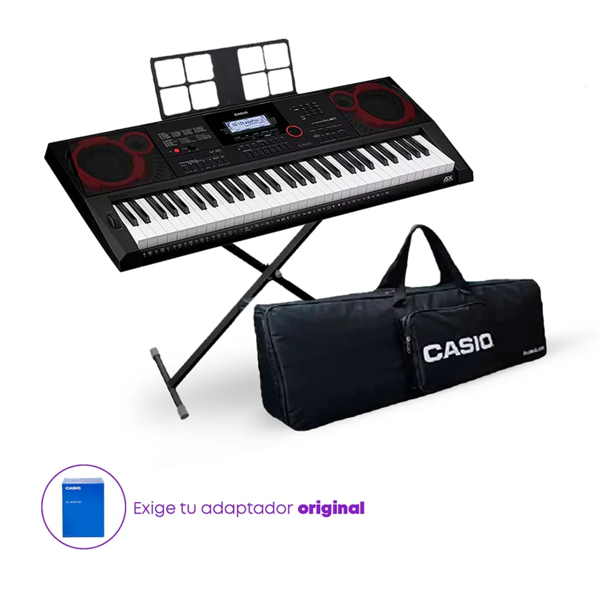 CASIO - TECLADO CT-X3000 PACK SEMIPROFESIONAL