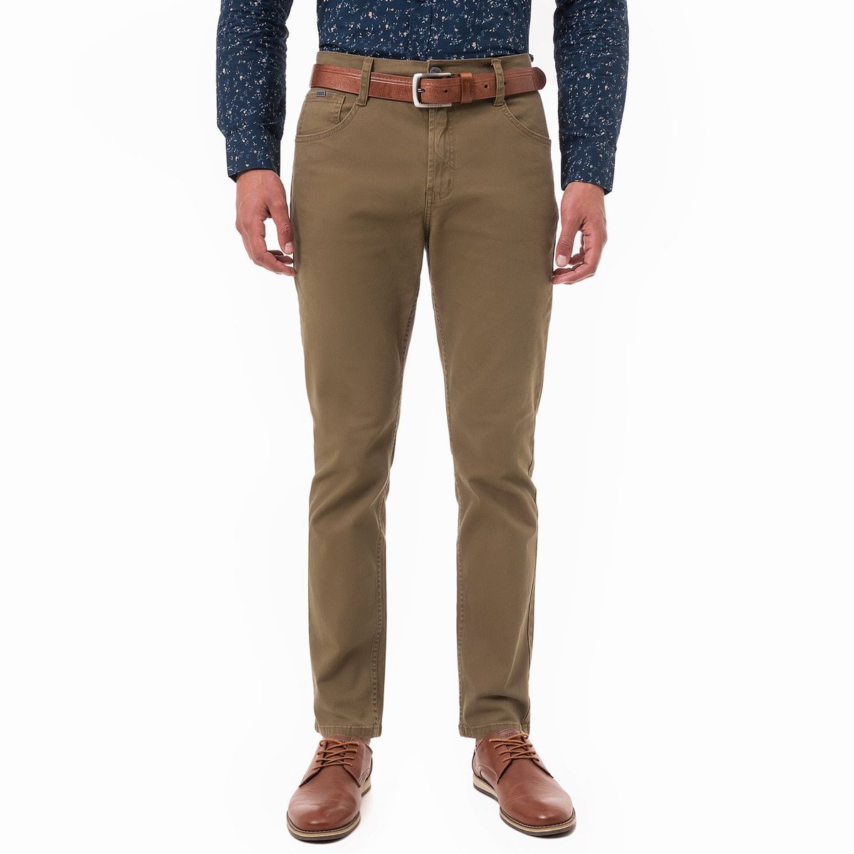 PIONIER - Pantalon Drill Stretch Hombre Relaxed Confort Pionier