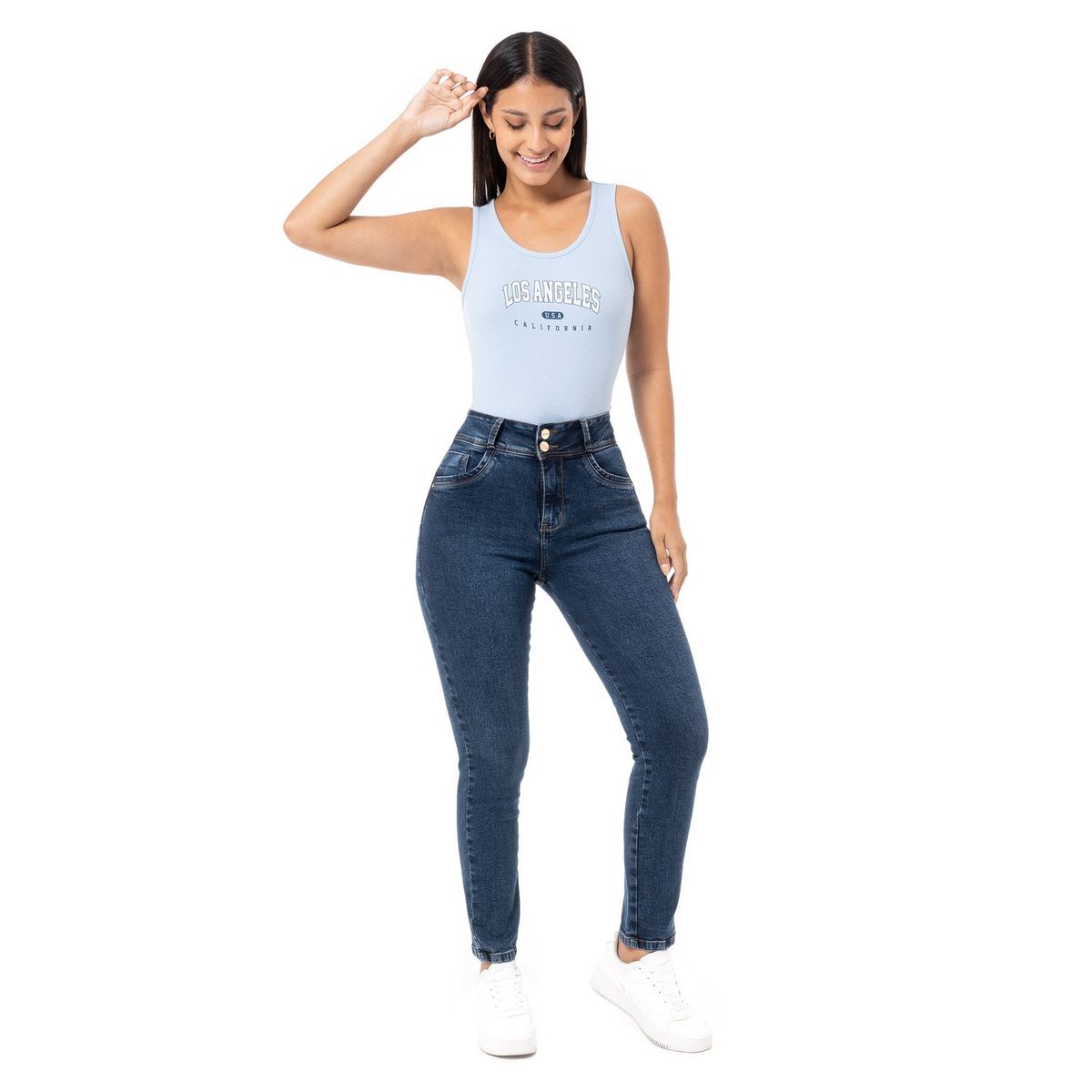 PIONIER - Pantalon Denim Stretch Mujer Xylani Pionier