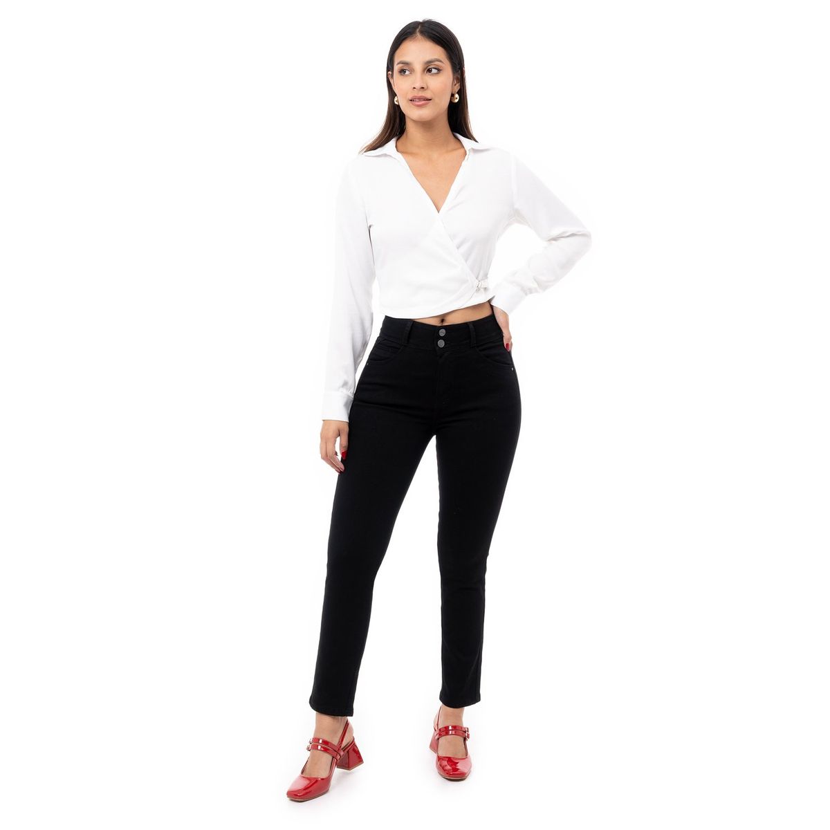 PIONIER - Pantalon Denim Stretch Mujer Xecil Pionier