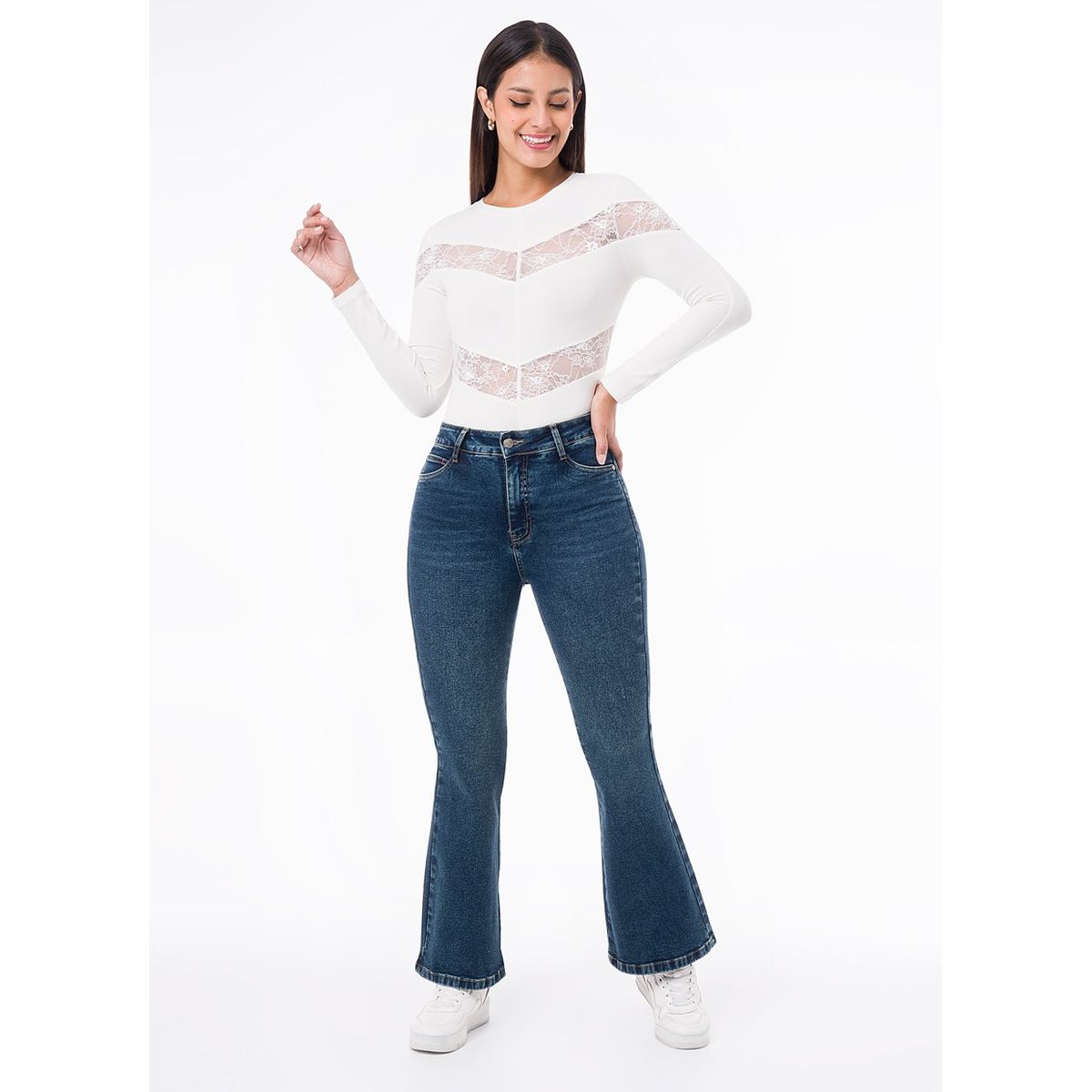GOCCOS - Pantalon Denim Stretch Mujer Susue Goccos