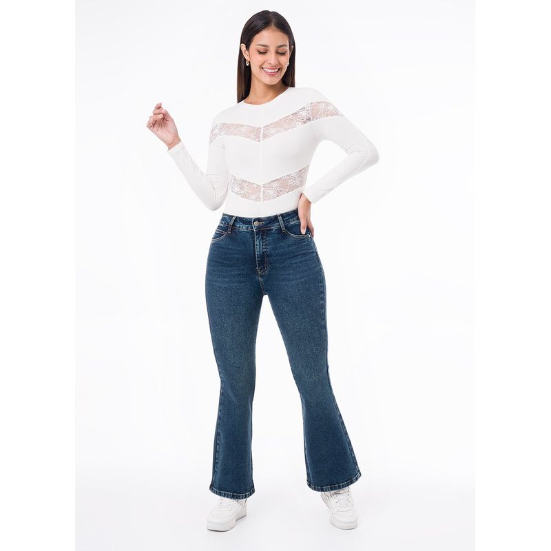 GOCCOS - Pantalon Denim Stretch Mujer Susue Goccos