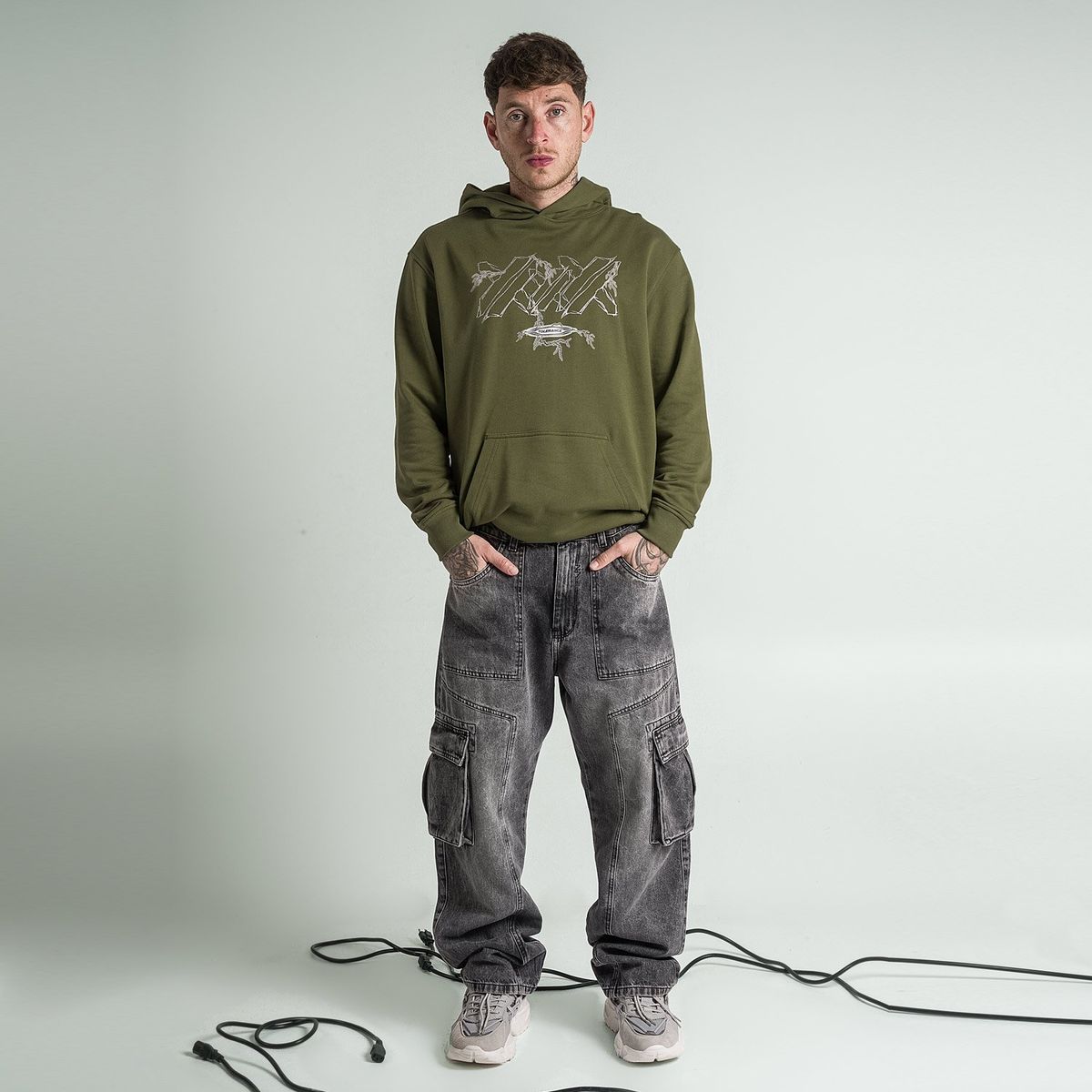 XERO TOLERANCE - Cargo Denim Hombre Rhagnar Tolerance