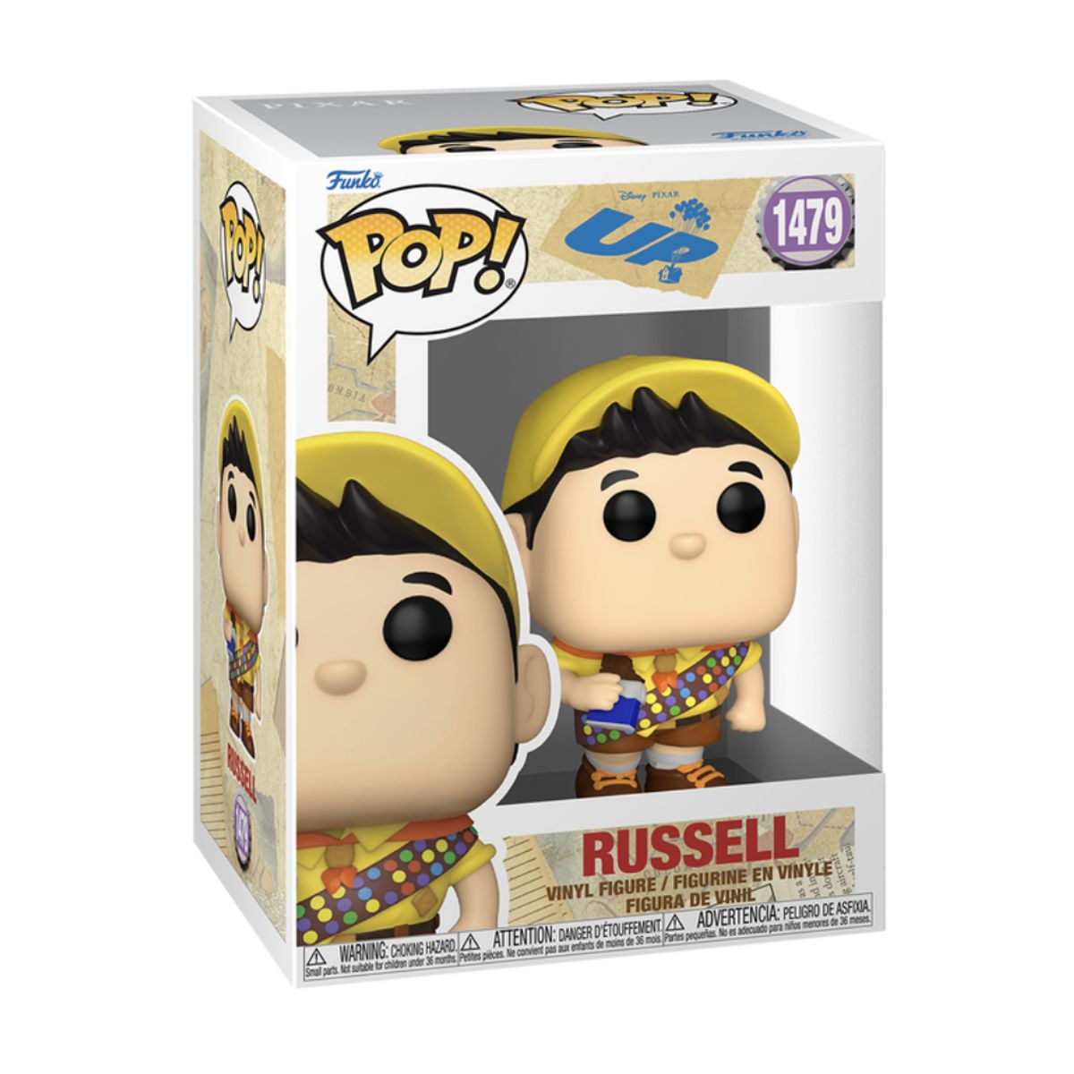 FUNKO - Russell Chocolate Funko Pop 1479 UP Disney Nuevo Original