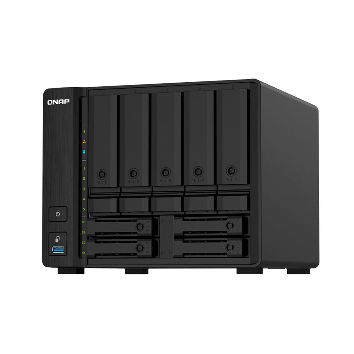 QNAP - SERVIDOR NAS QNAP TS-932PX-4G-US DE 512MB NEGRO P/N: TS-932PX-4G-US