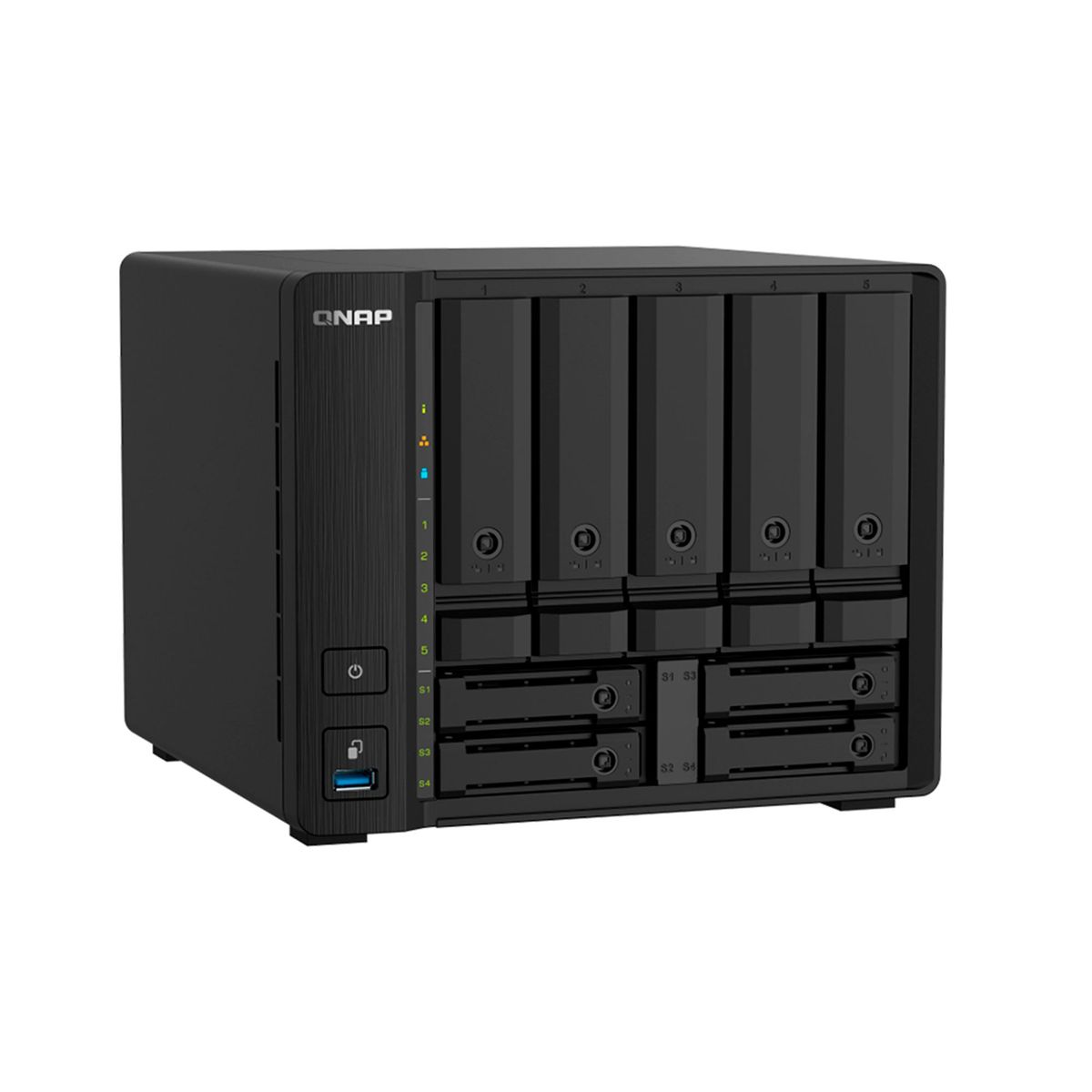 QNAP - SERVIDOR NAS QNAP TS-932PX-4G-US DE 512MB NEGRO P/N: TS-932PX-4G-US