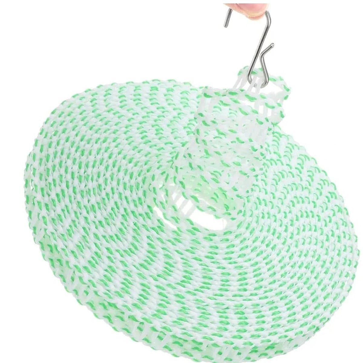 GENERICO - Tendedero Cordel 8 metros para ropa verde