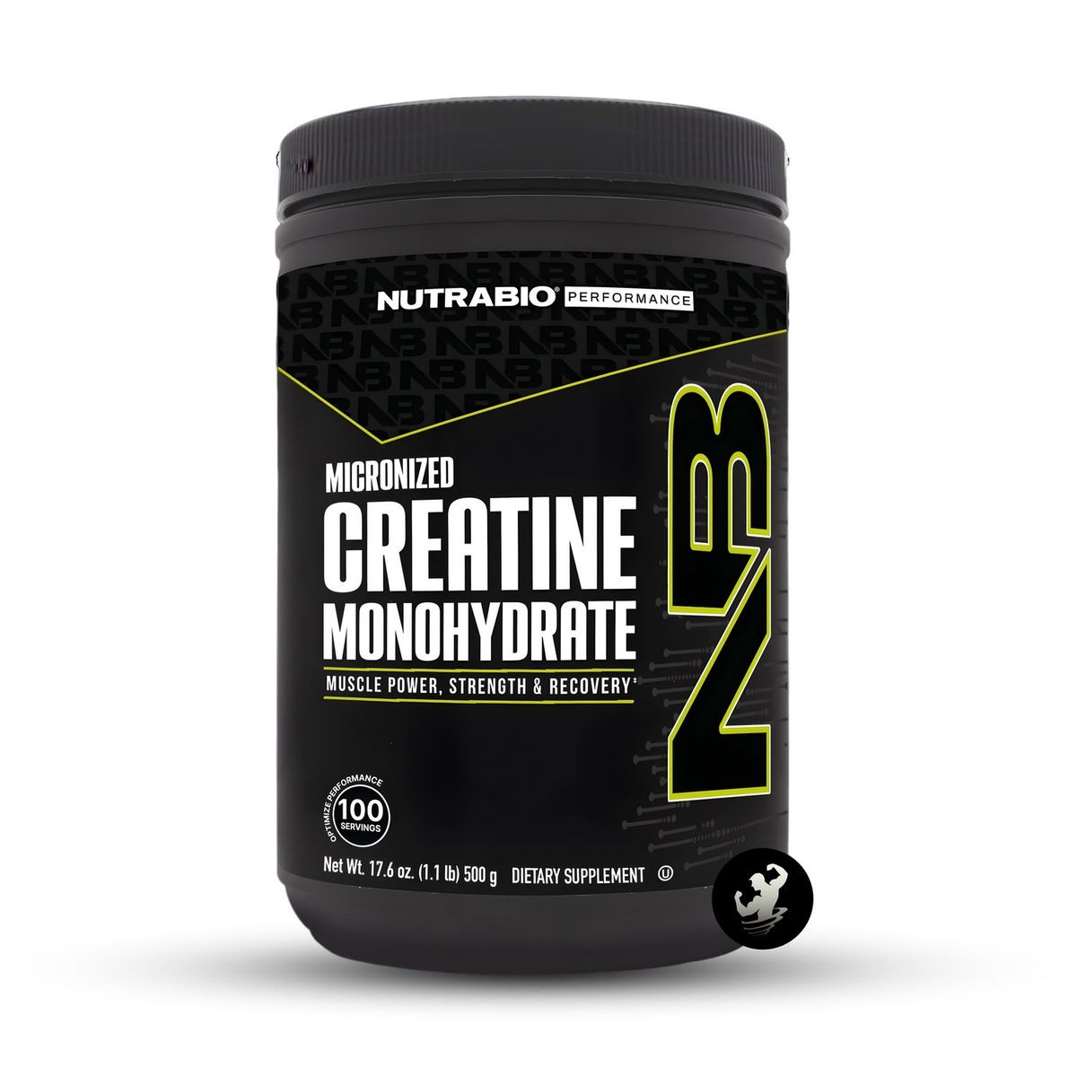 NUTRABIO - Nueva Creatina Monohidratada Grado Farmacéutico Nutrabio - 500 gr