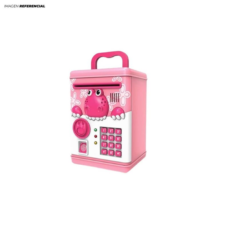 GENERICO - Alcancía para Niños Dino Rosado