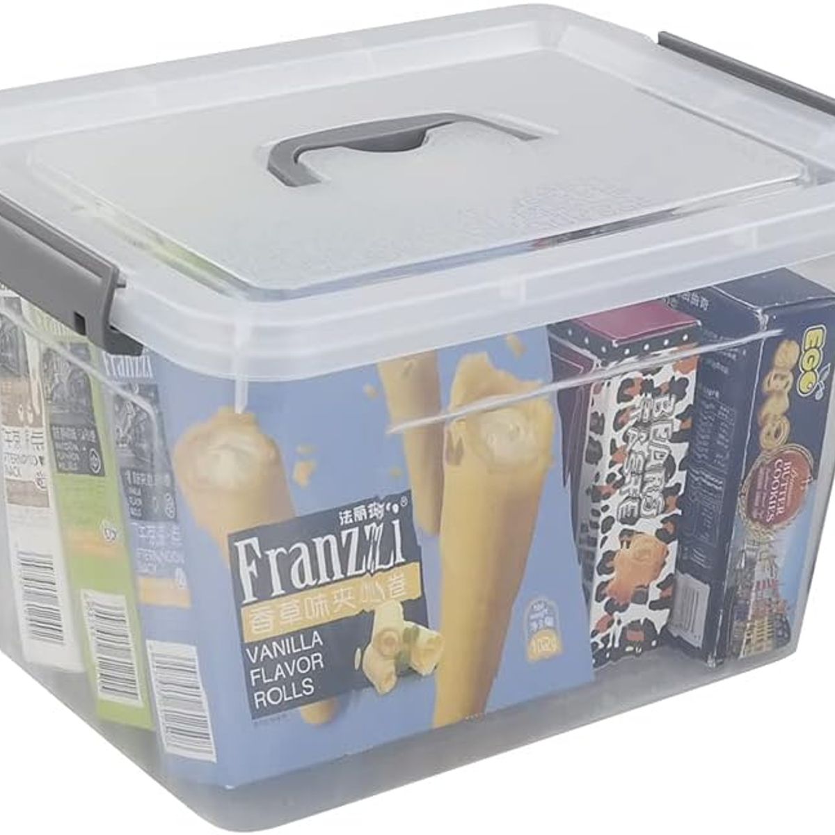 GENERICO - Caja de almacenamiento de Plastico de 30 L apilable