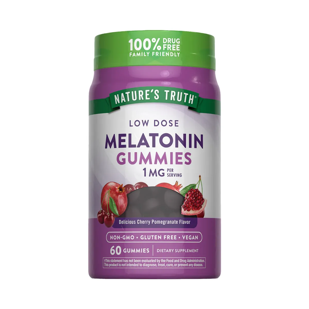 NATURE'S TRUTH - Melatonina 1mg 60 Gummies Nature's Truth