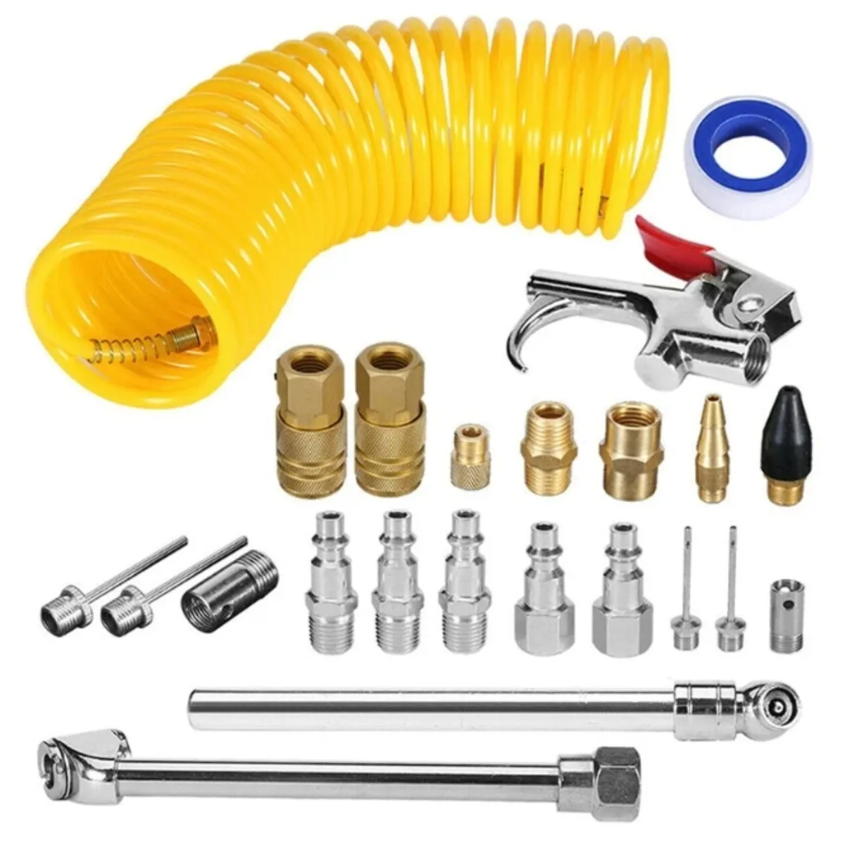 STANLEY - kit de accesorios neumáticos, 20 piezas para compresor de aire