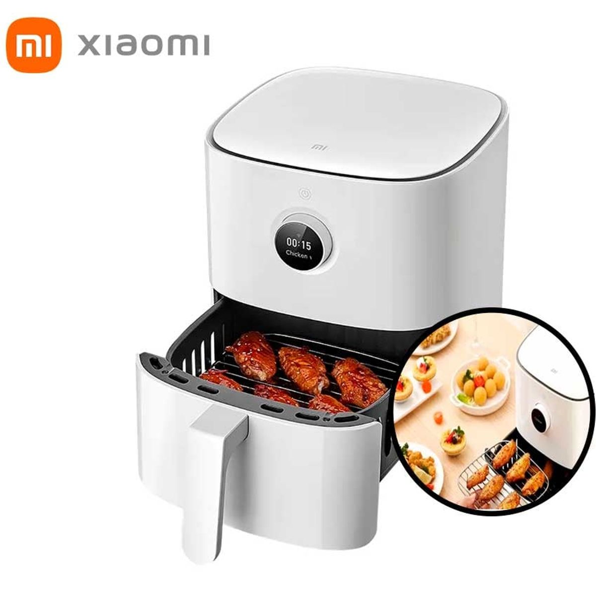 XIAOMI - Freidora de Aire Xiaomi Mi Smart Air Fryer MAF02 3.5 litros