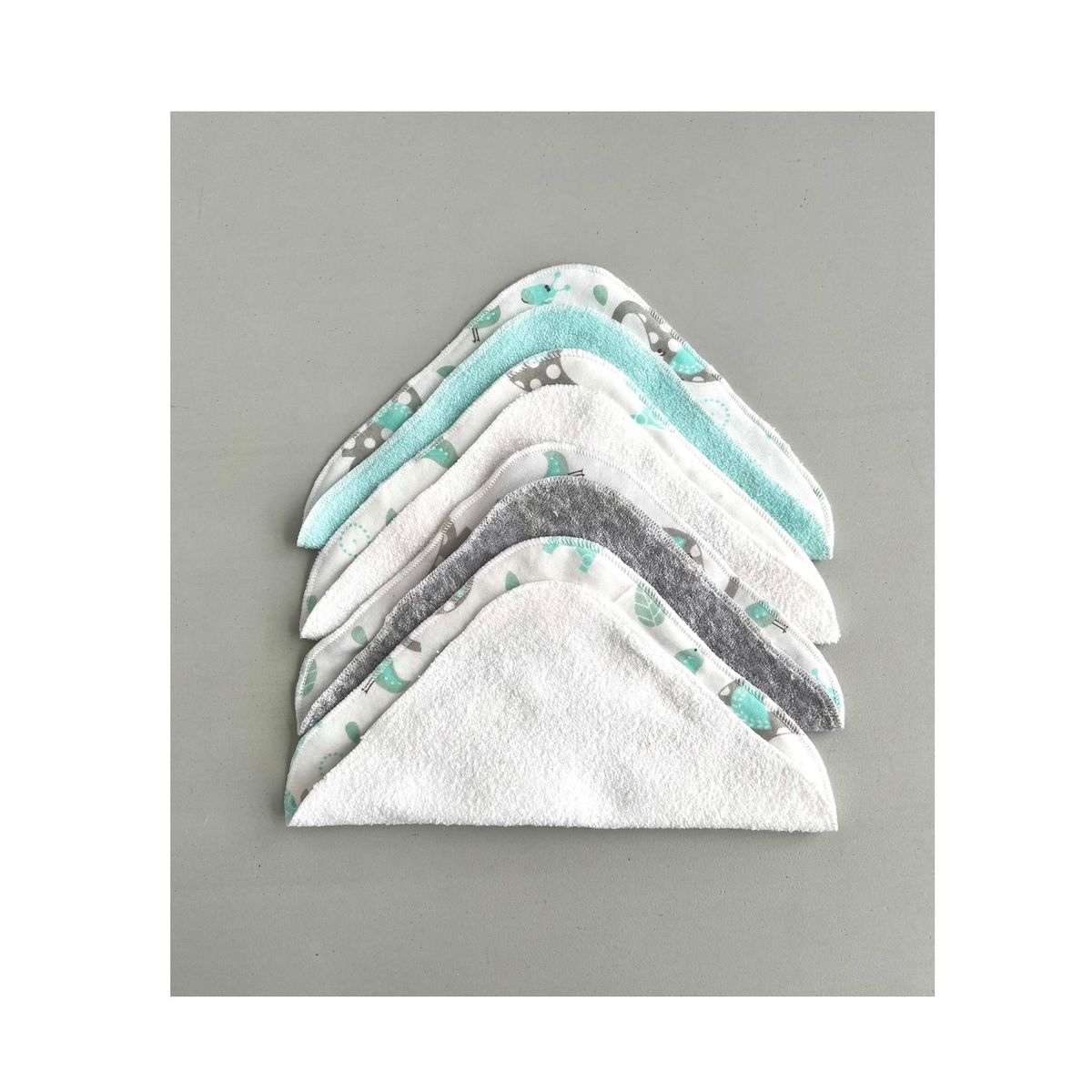 BLAUHOUSE - Babita Bebé Pack x 4 Algodon Reverso Felpa