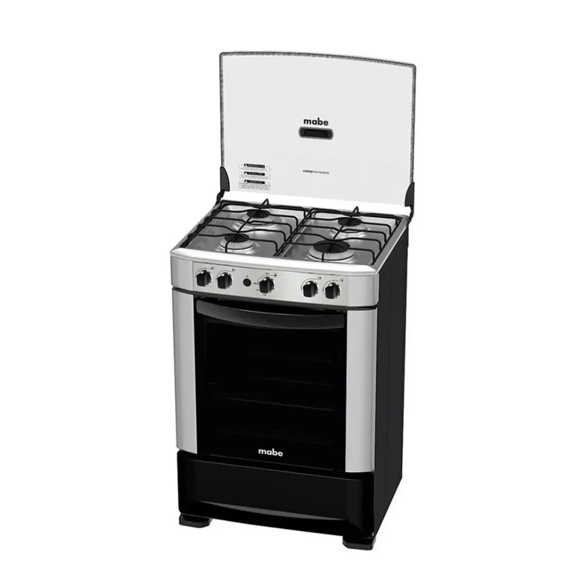 MABE - COCINA MABE 4 HORNILLAS INOXIDABLE CMP6014AG0 SILVER