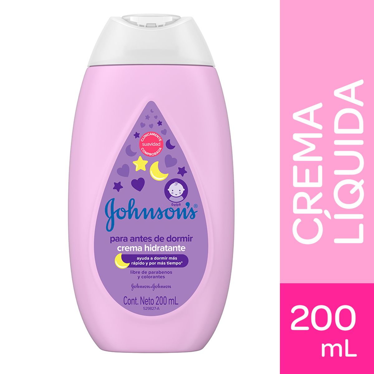 JOHNSON'S BABY - Crema Líquida Johnsons para Antes de Dormir 200ml
