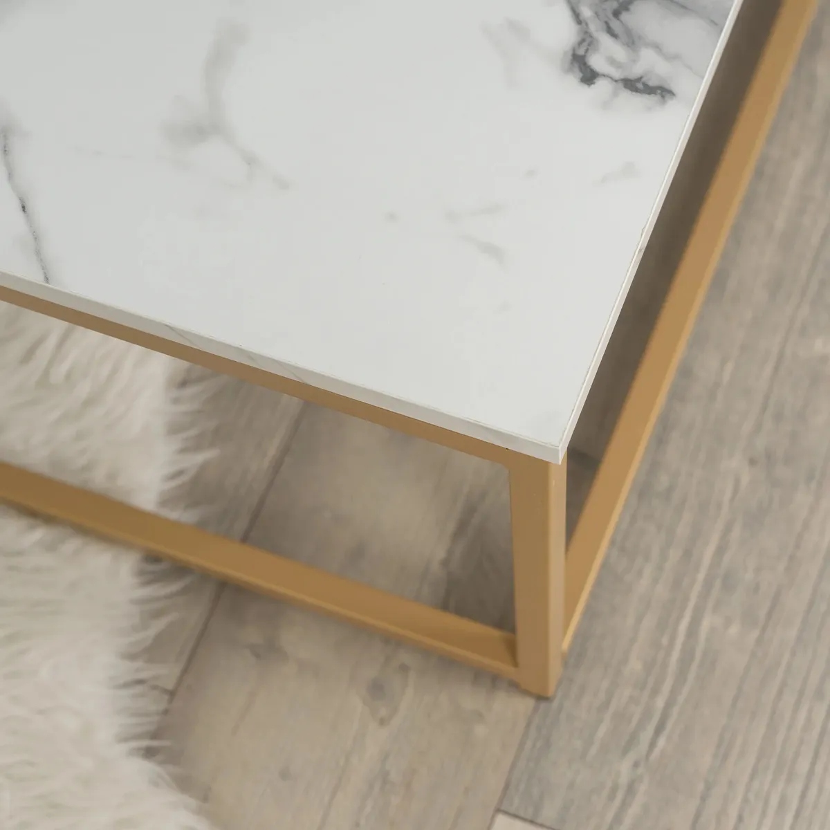 GENERICO - Mesa De Centro Sala De Estar Auxiliar Minimalista Oficina Hogar