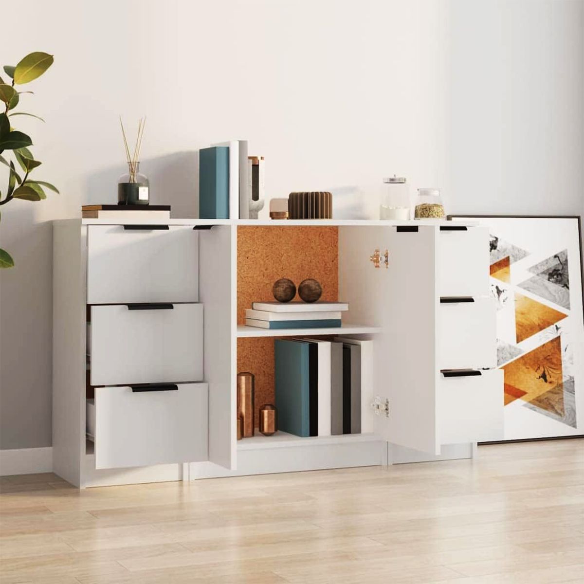 DIBA MUEBLES - Mueble Aparador Zuma Blanco DIBA Muebles