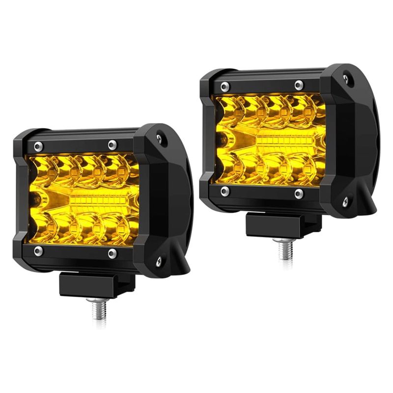 INMESOL - BARRA LED AMARILLA 20 LEDS 60W