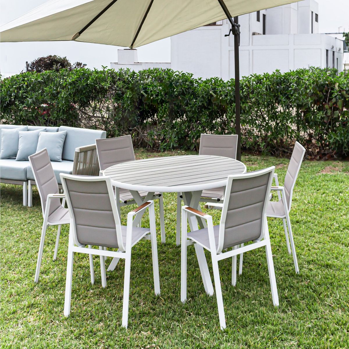 NIHM - Silla de Terraza Wailea New de Aluminio Light