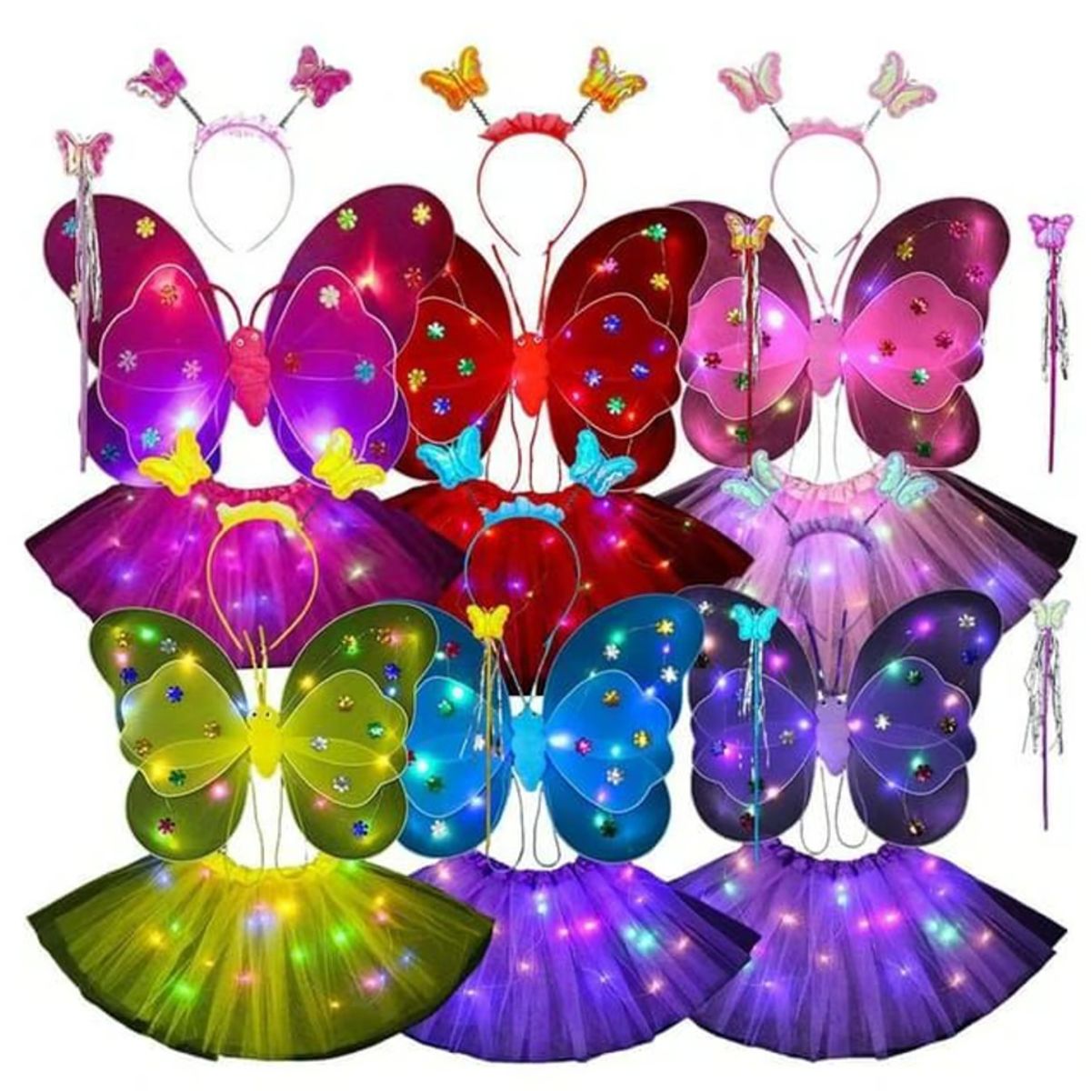 GENERICO - Alitas mariposa luminosa vinchavarita